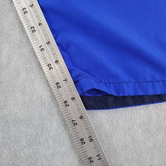 Vintage Nike Swim Trunks Mens Medium Blue Cargo Swoosh Logo Board Shorts - Picture 5 of 8